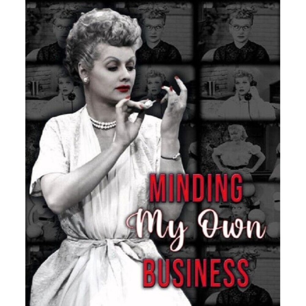 New I Love Lucy TV Show Plush Fleece Throw Gift Blanket Minding My Own Business